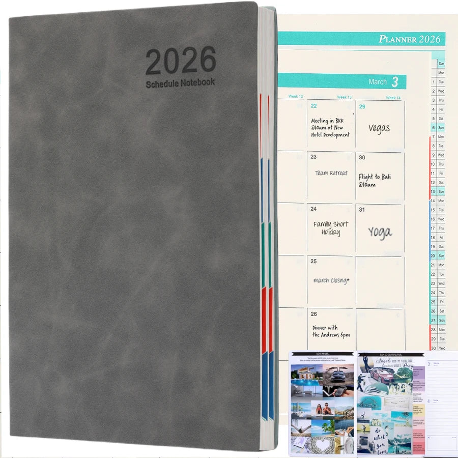 365-Day 2026 Portable A5 Pocket Planner