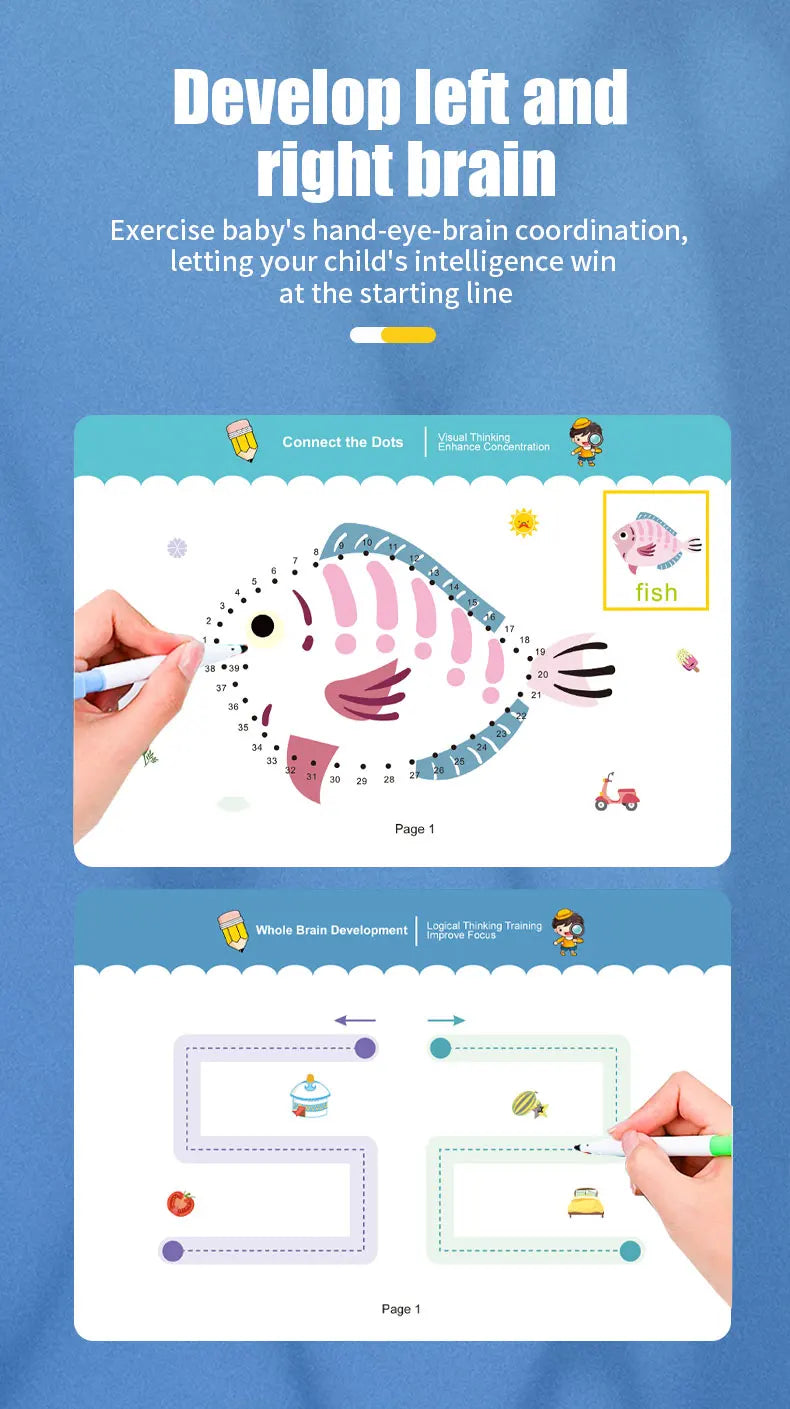 34-Page Reusable Magic Tracing Workbook