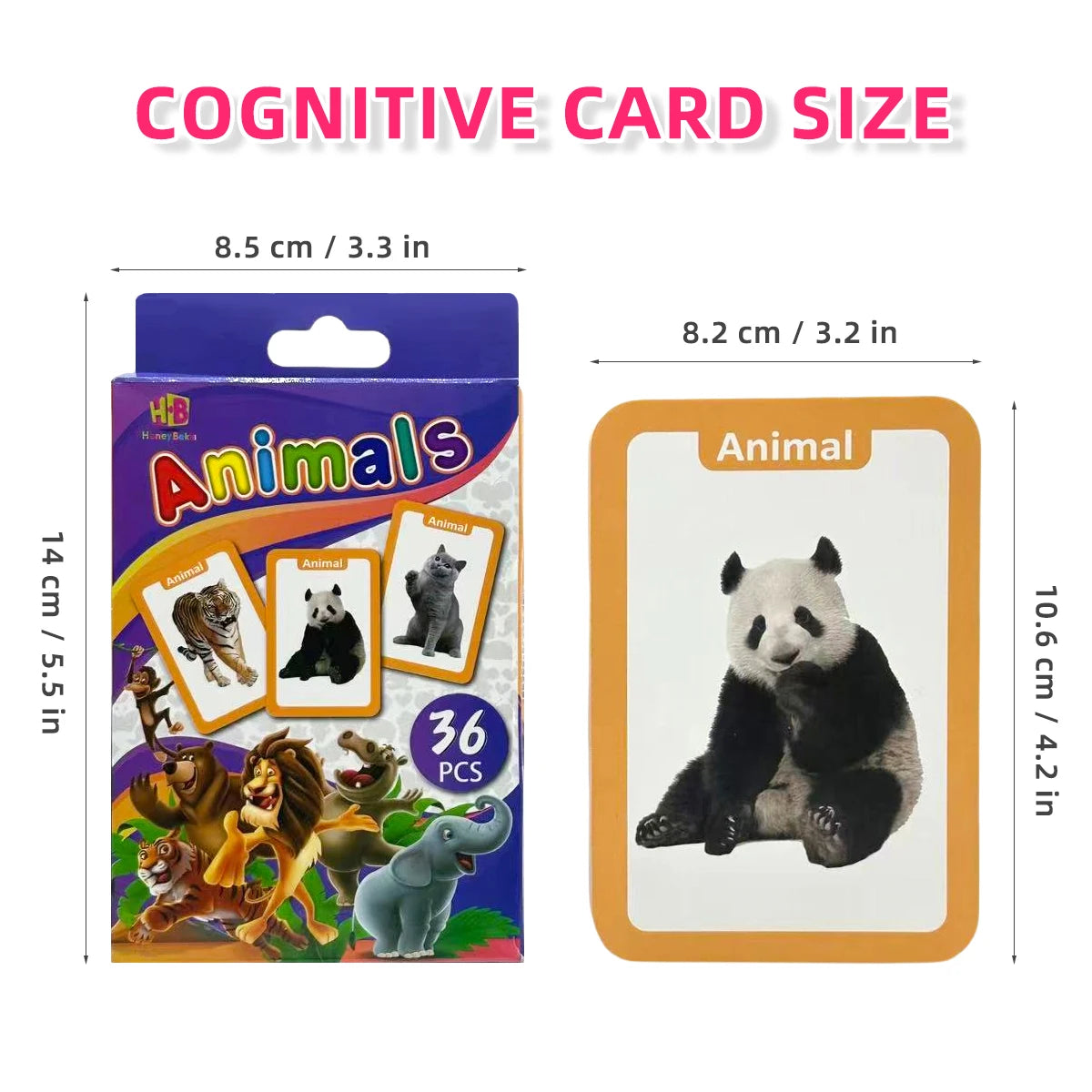 Animal letter flashcards