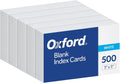Index Cards, 3 x 5 Inches, White, Blank Notecards