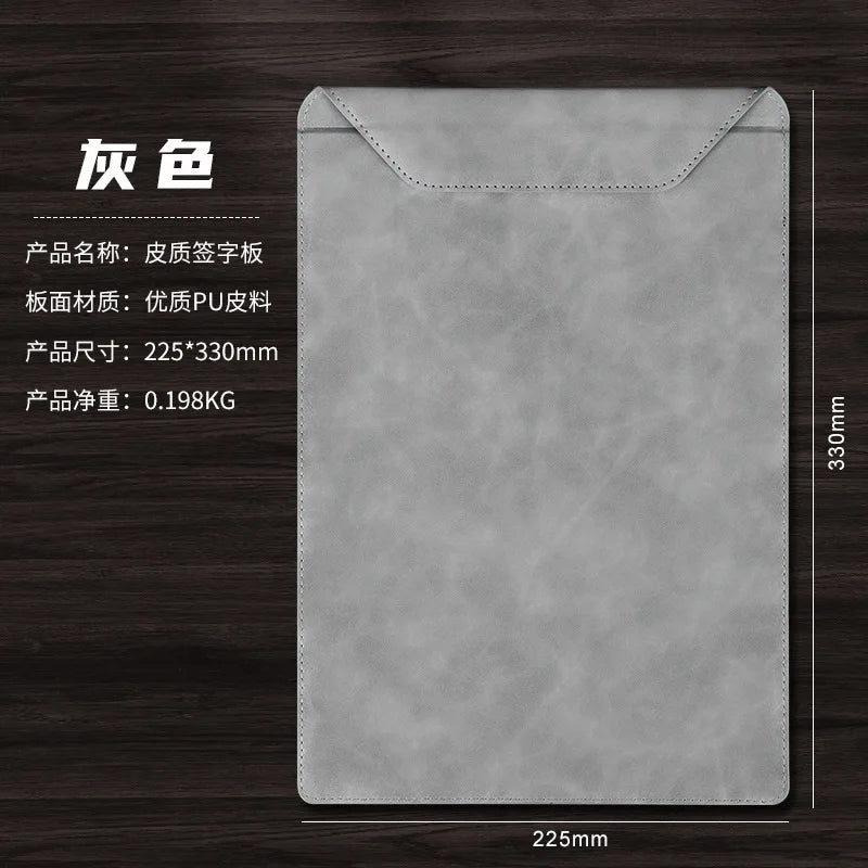 Business Leather A4 Paper File Folder Clipboard