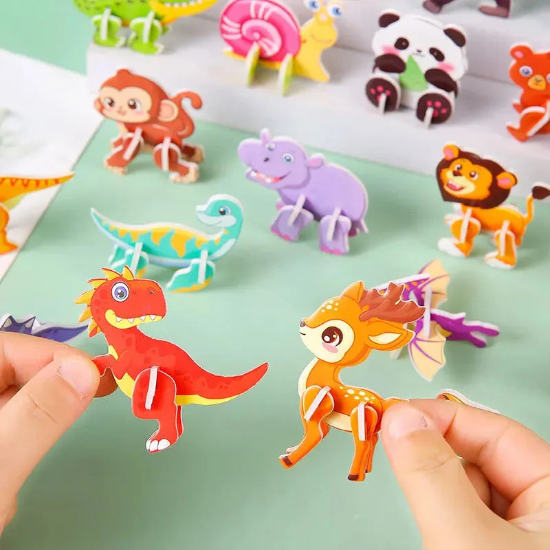 30 Pcs Mini Animal DIY Jigsaw Puzzle