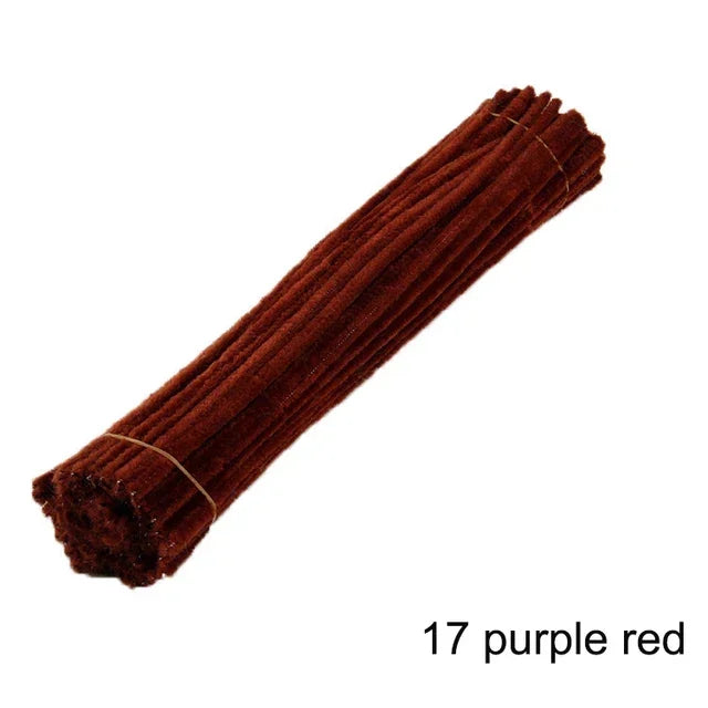 100Pcs Multicolor Pipe Cleaners