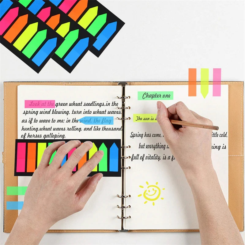 Bright Colors Arrow Flag Tabs