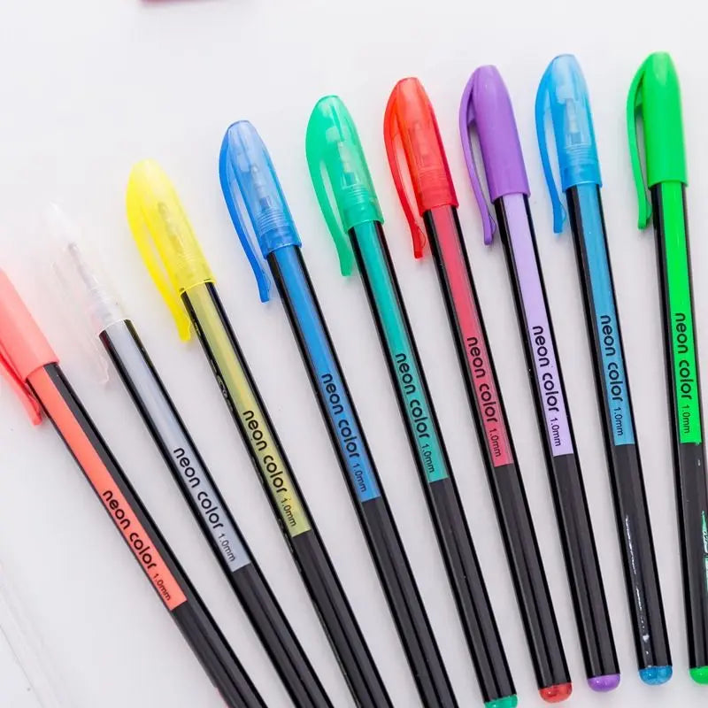 Metallic Pastel Glitter Colors Highlighters