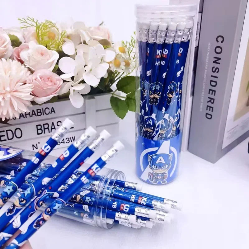 30pcs/set Spiderman HB Pencils