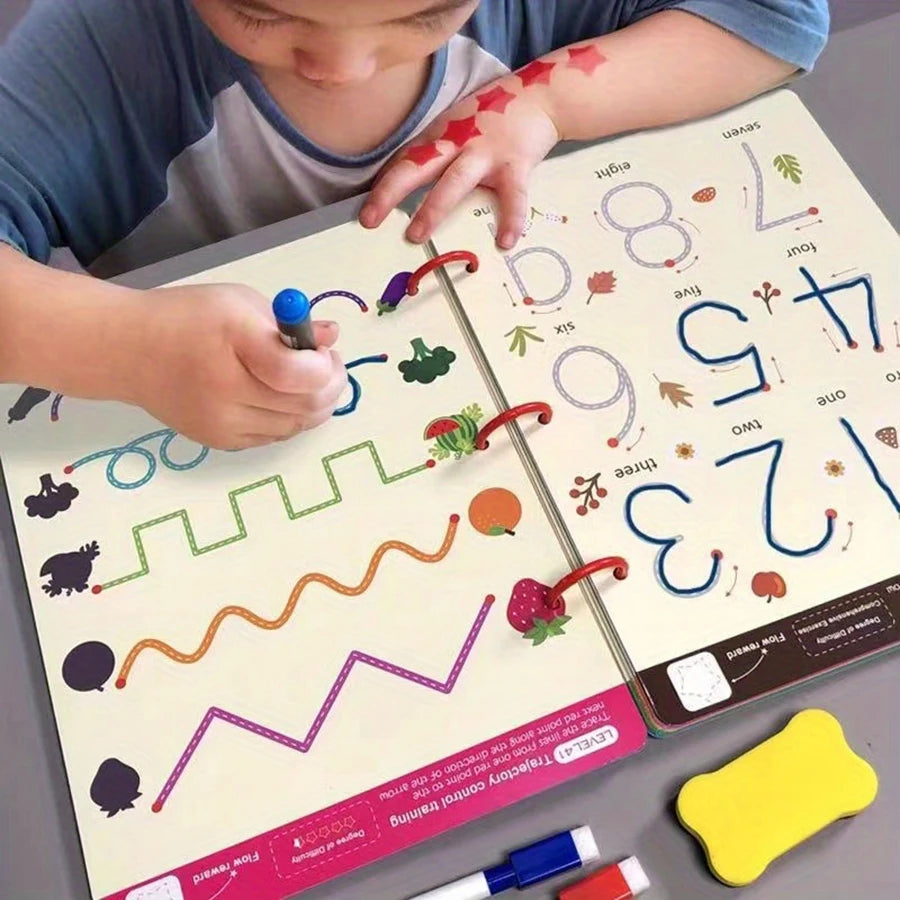 34-Page Reusable Magic Tracing Workbook