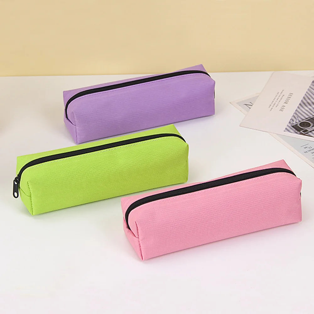 Solid Color Simple Pencil Bags
