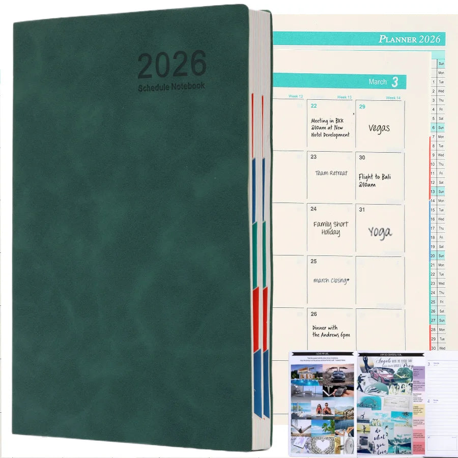 365-Day 2026 Portable A5 Pocket Planner