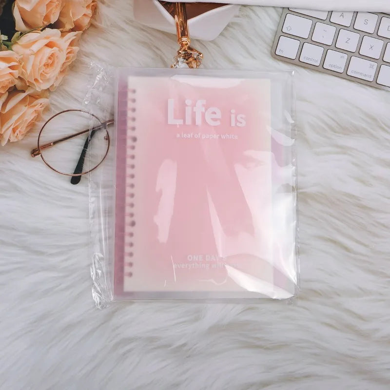 B5/A5 Loose-Leaf Notebook 60 Sheets Binder