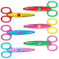 6Pcs Kids Safety Scissors Decorative Lace Edge