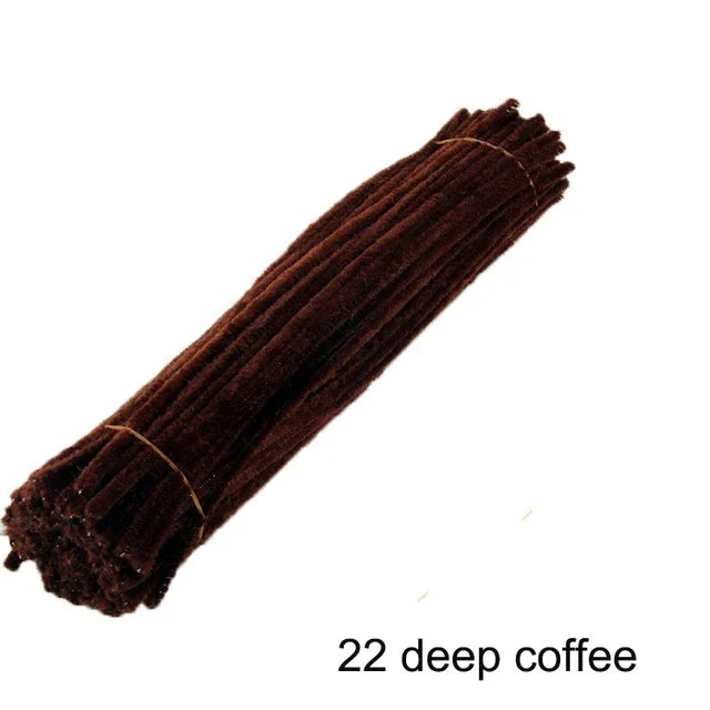 100Pcs Multicolor Pipe Cleaners