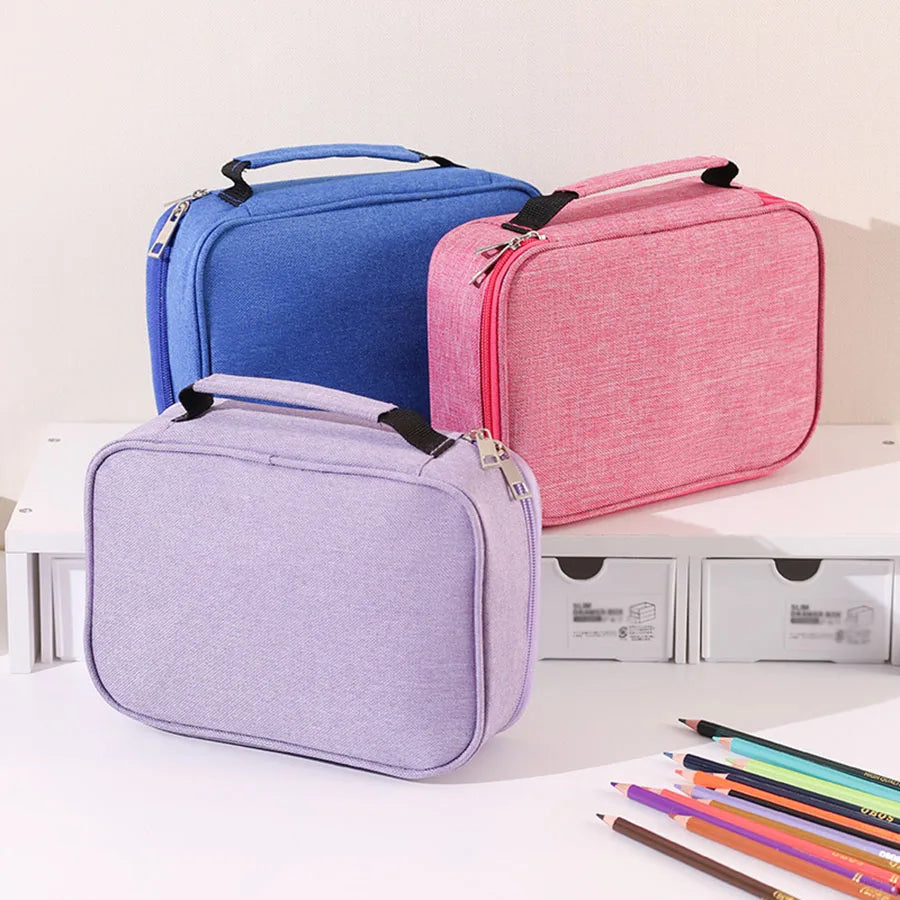Colored Lead Pencil Storage Bag