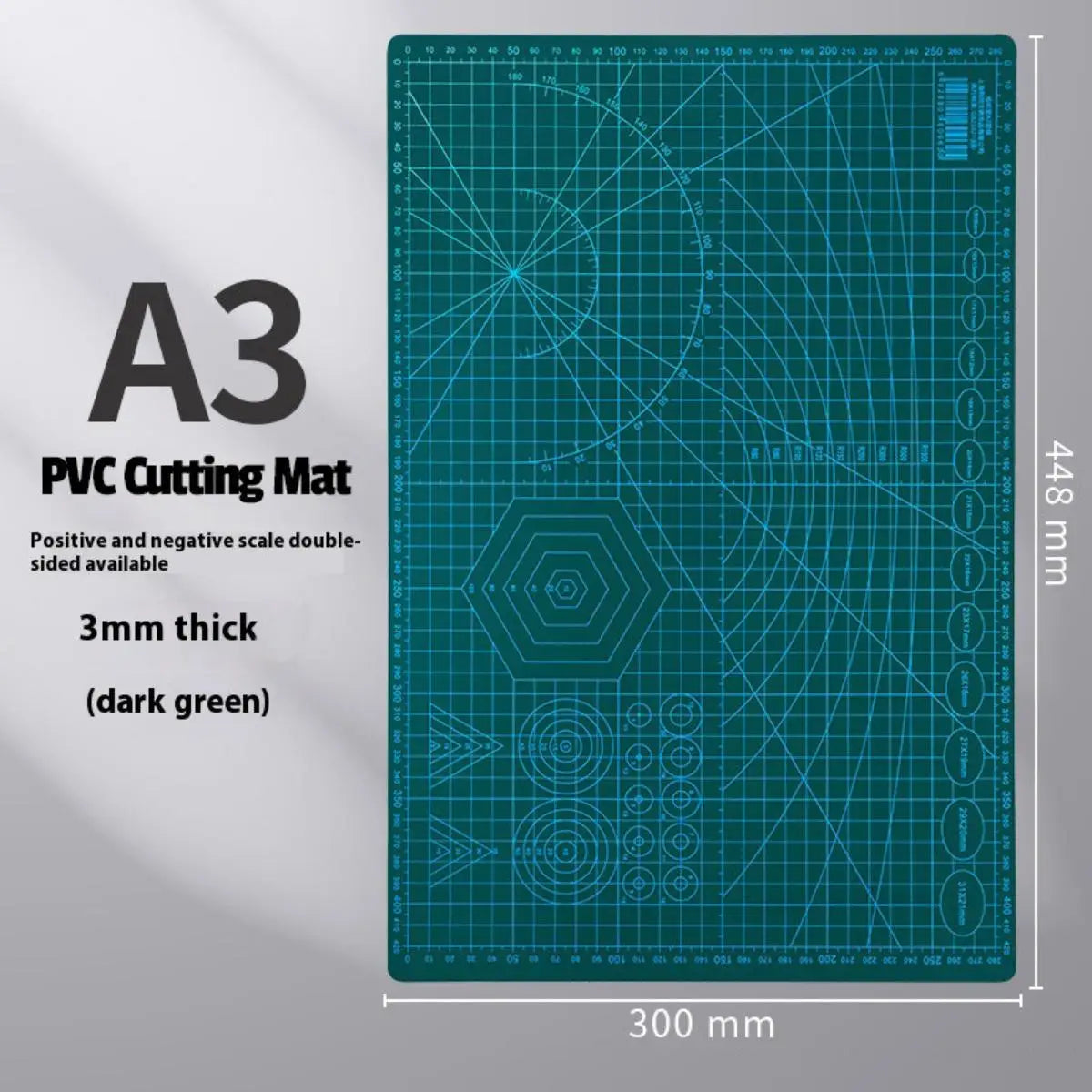 Symmetrical Lined Desktop Cutting Mats
