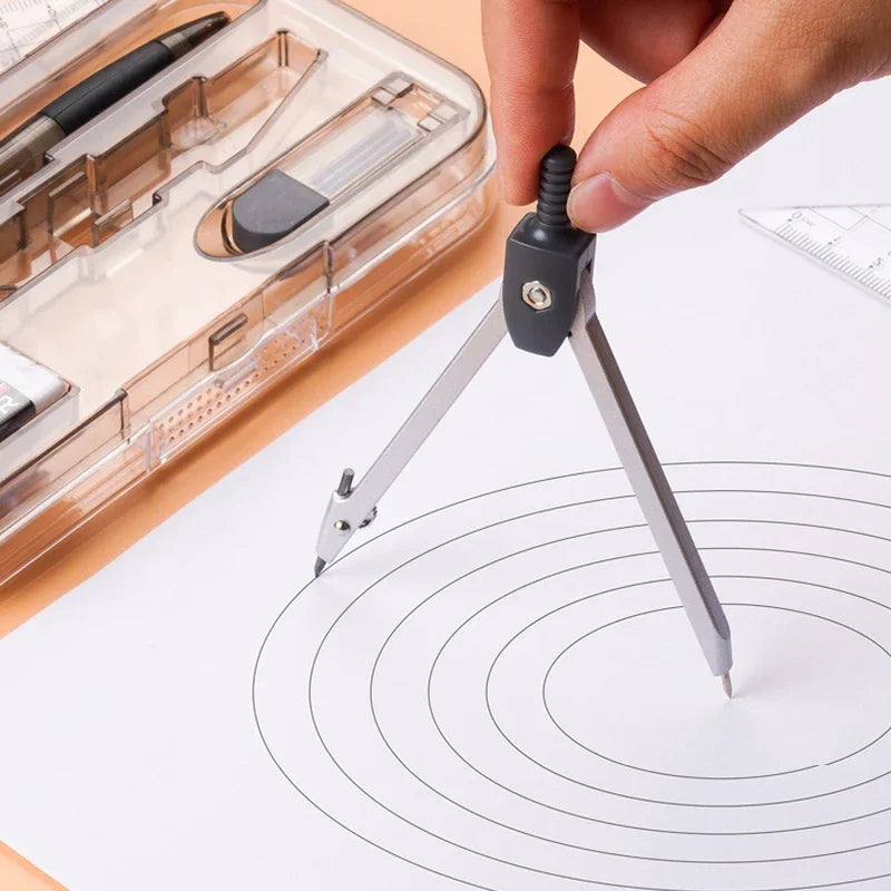 8 Pcs/Set Compass Ruler Set