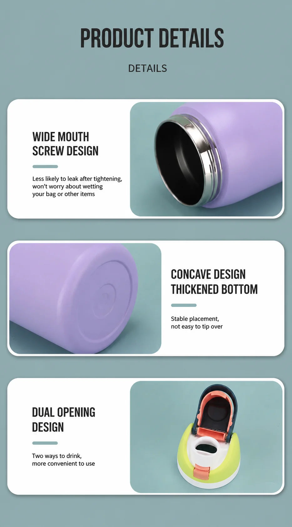 480/710ml Thermos Cup