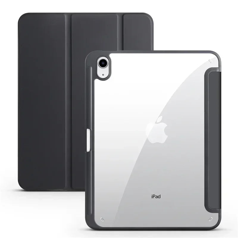 For iPad 10th Gen Case with Pen Holder Trifold