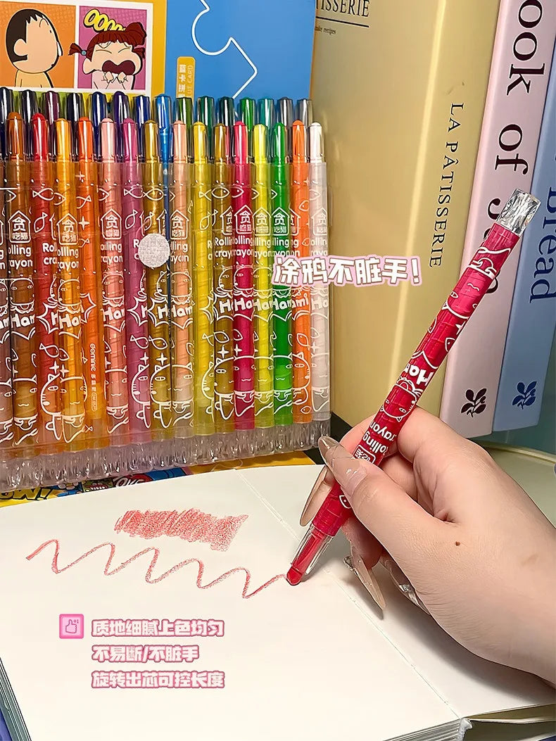 Rotate Color Crayola Washable Crayons Set