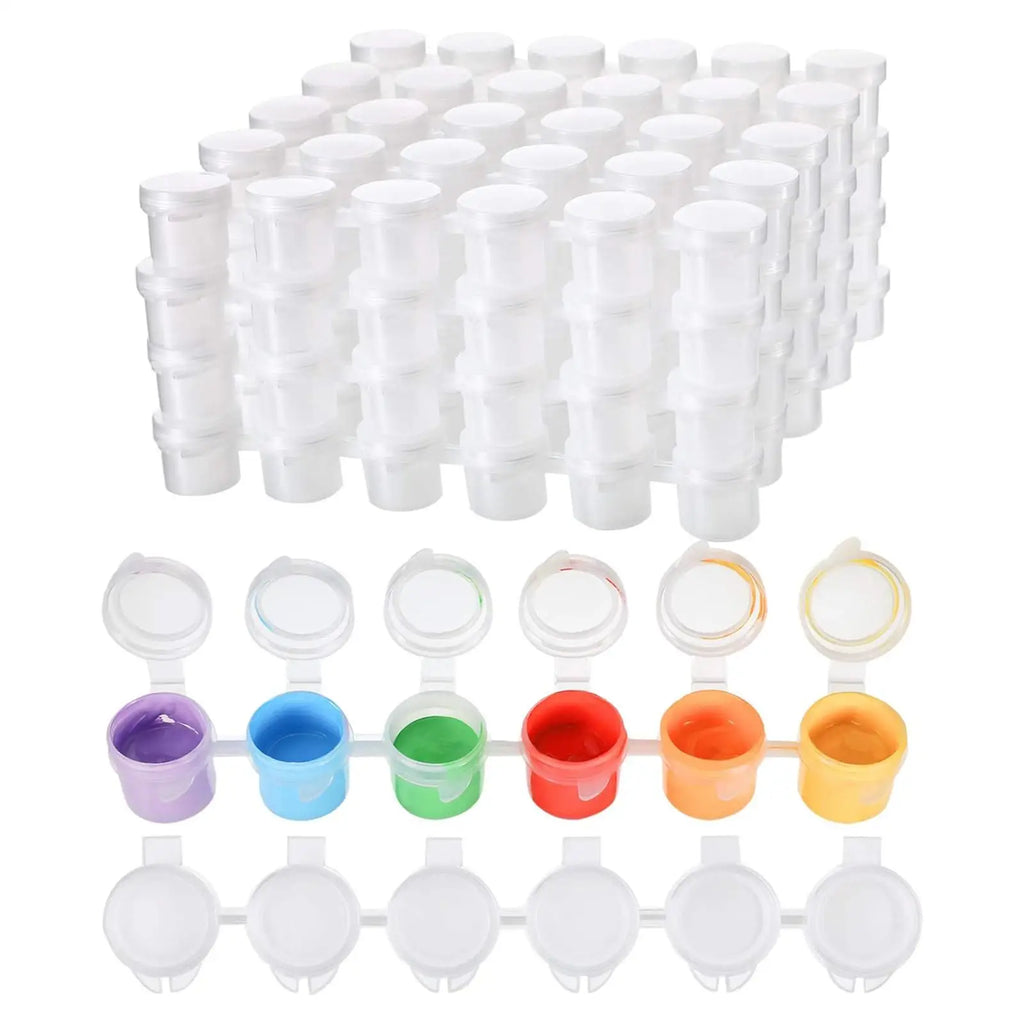 Empty Paint Pots Strips DIY with Lid