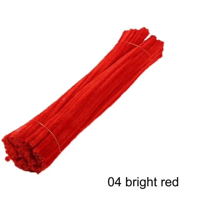 100Pcs Multicolor Pipe Cleaners