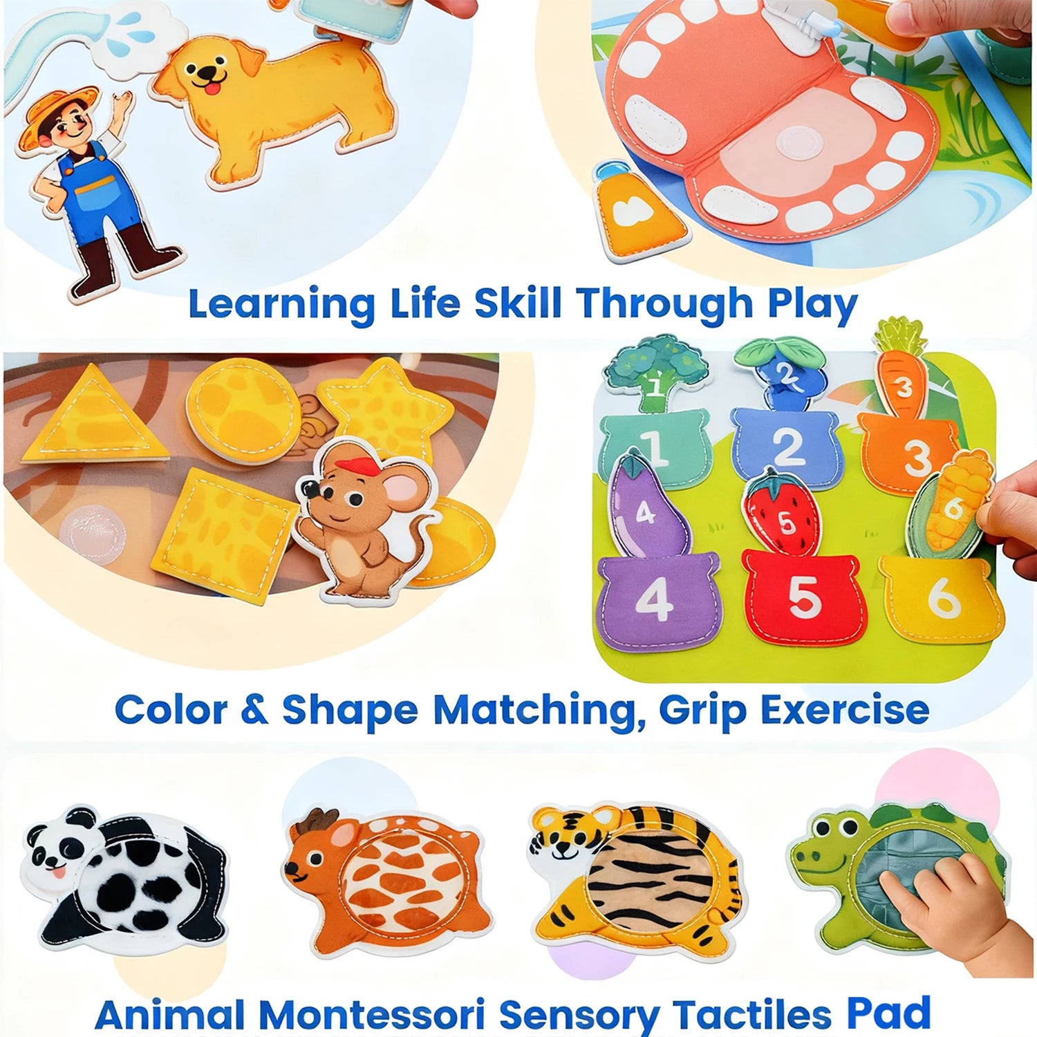 Giraffe Busy Book Preschool Learning