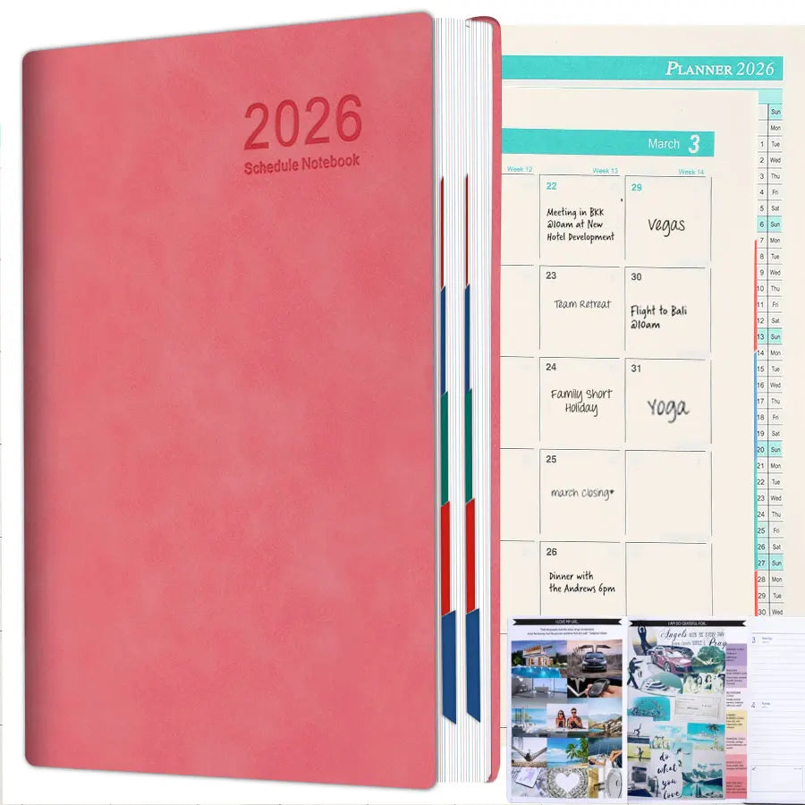 365-Day 2026 Portable A5 Pocket Planner