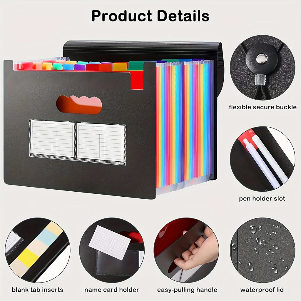Plastic Accordion Folder Storage Bag