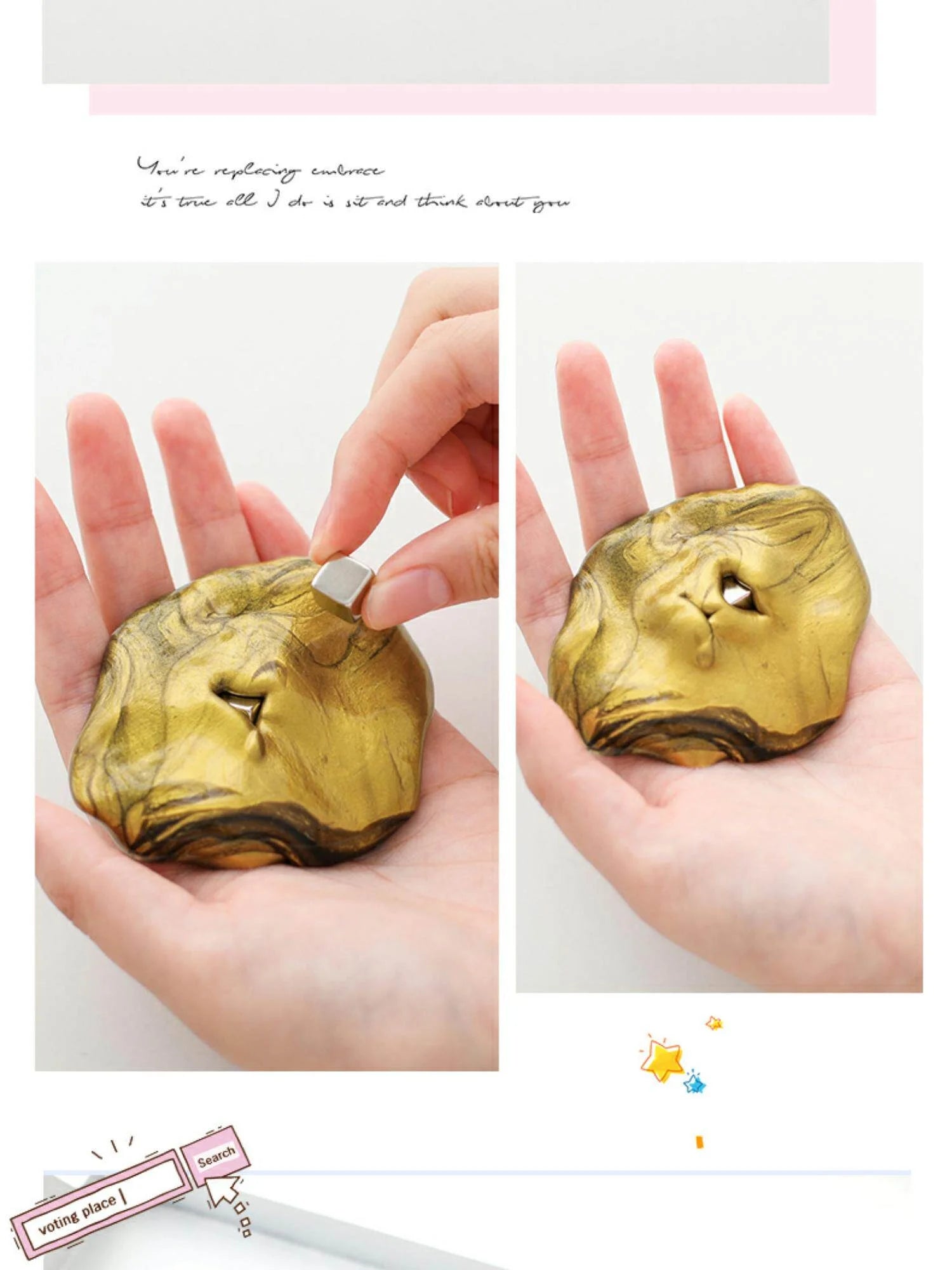 Magnetic Putty Slime Gravity Defying Magnet
