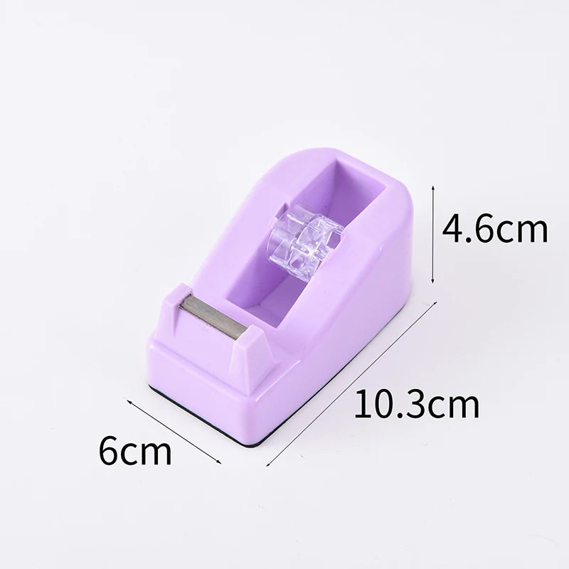 Large Tape Cutter Macaron-colored Desktop Tape Holder