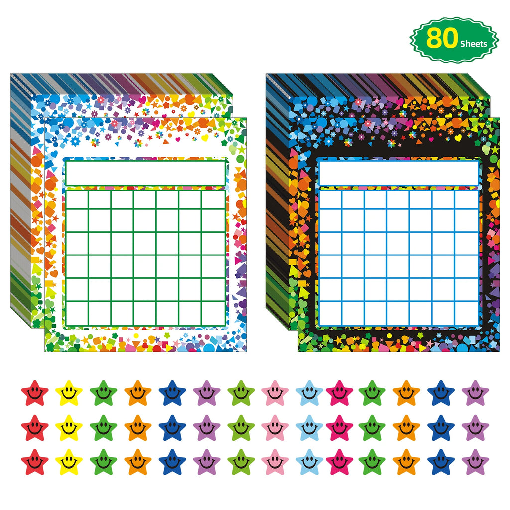 80 Pack Incentive Reward Chart