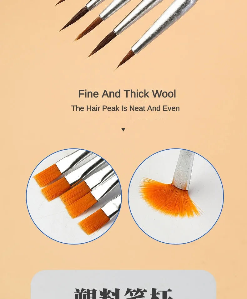 10/20/50Pcs Paint Brushes Set
