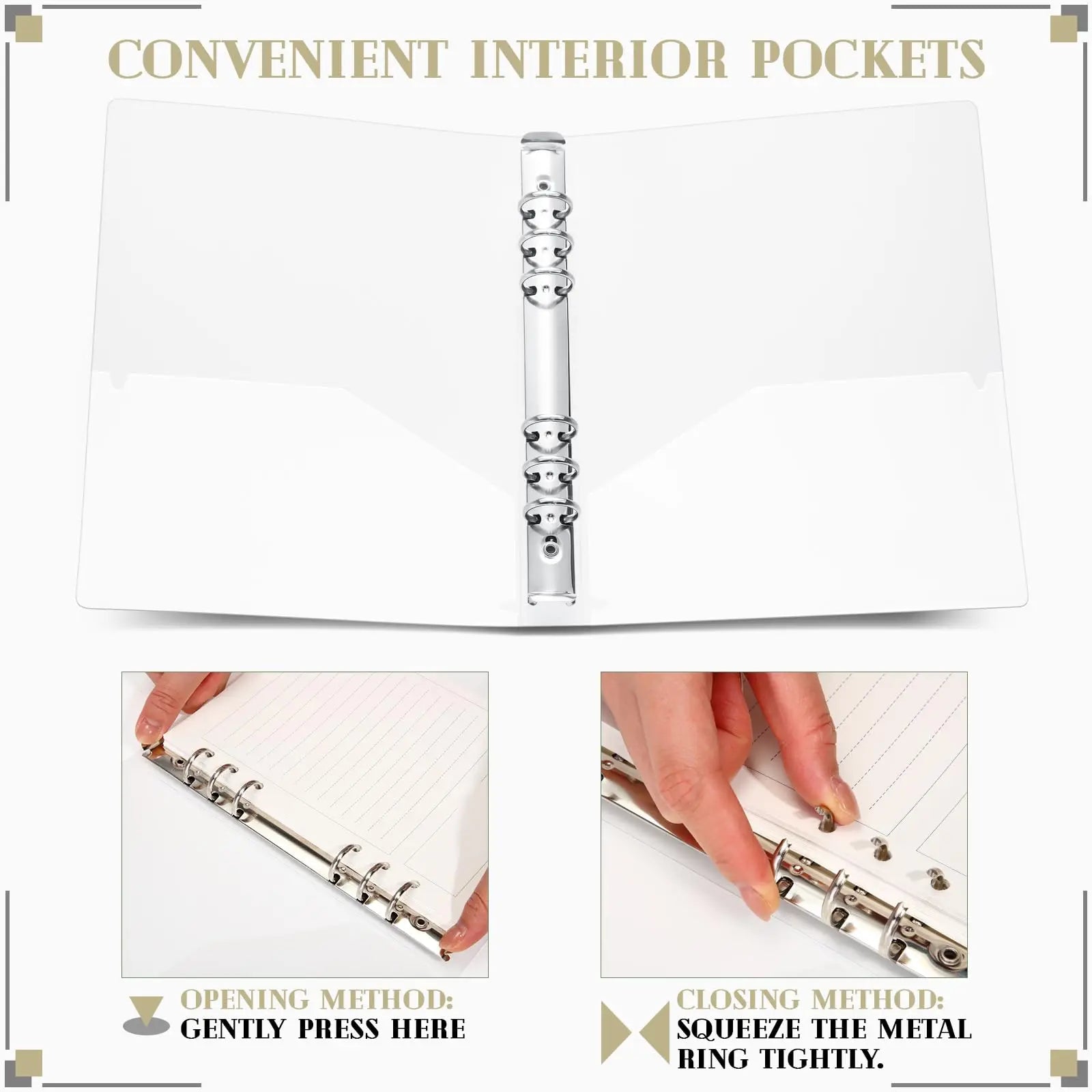175-Page Capacity Ringed Binder