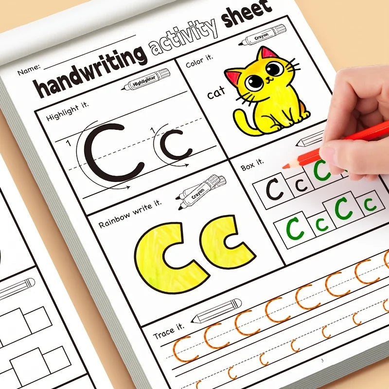 A to Z Handwriting Practice Book