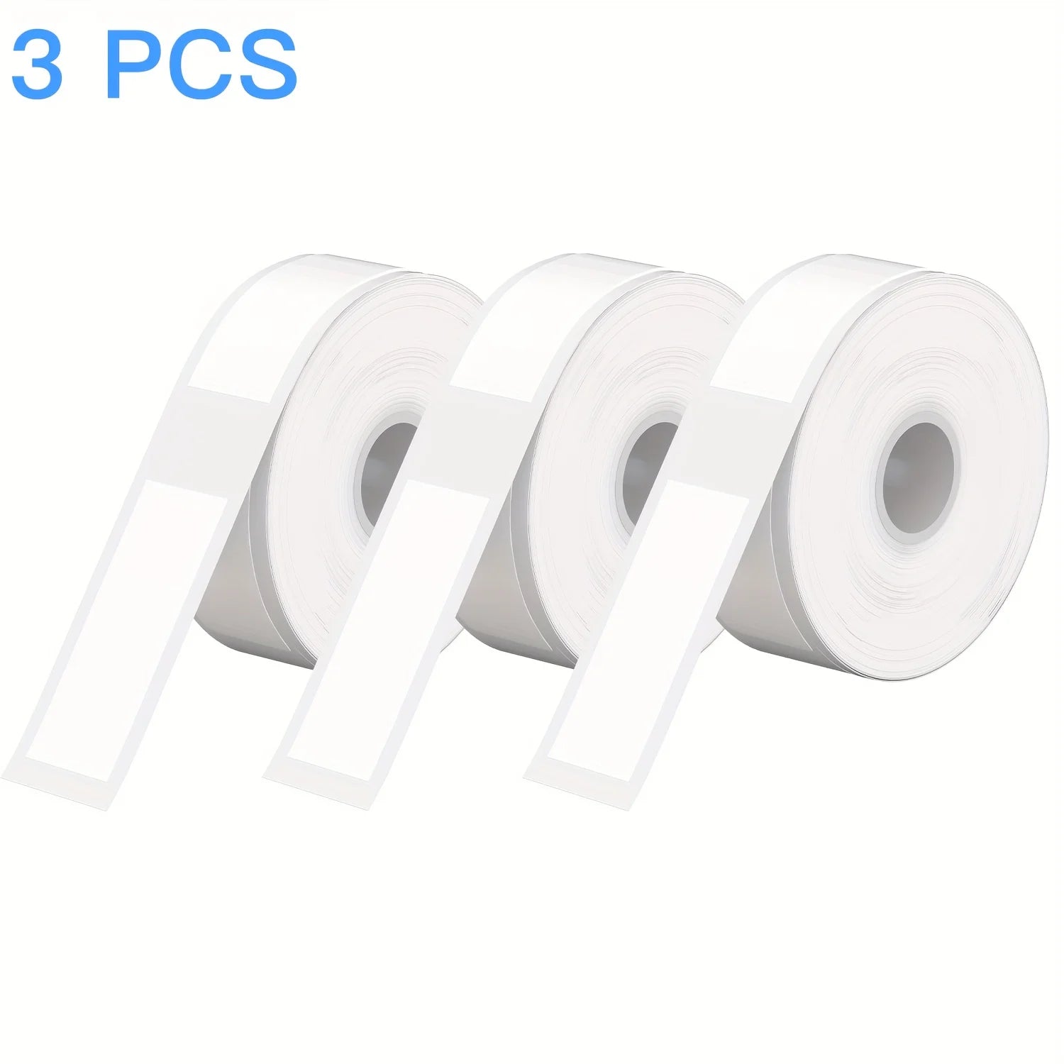 3/6/12 Rolls 12x40mm White Thermal Labels