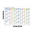 2026 Wall Calendar Yearly Planner Poster