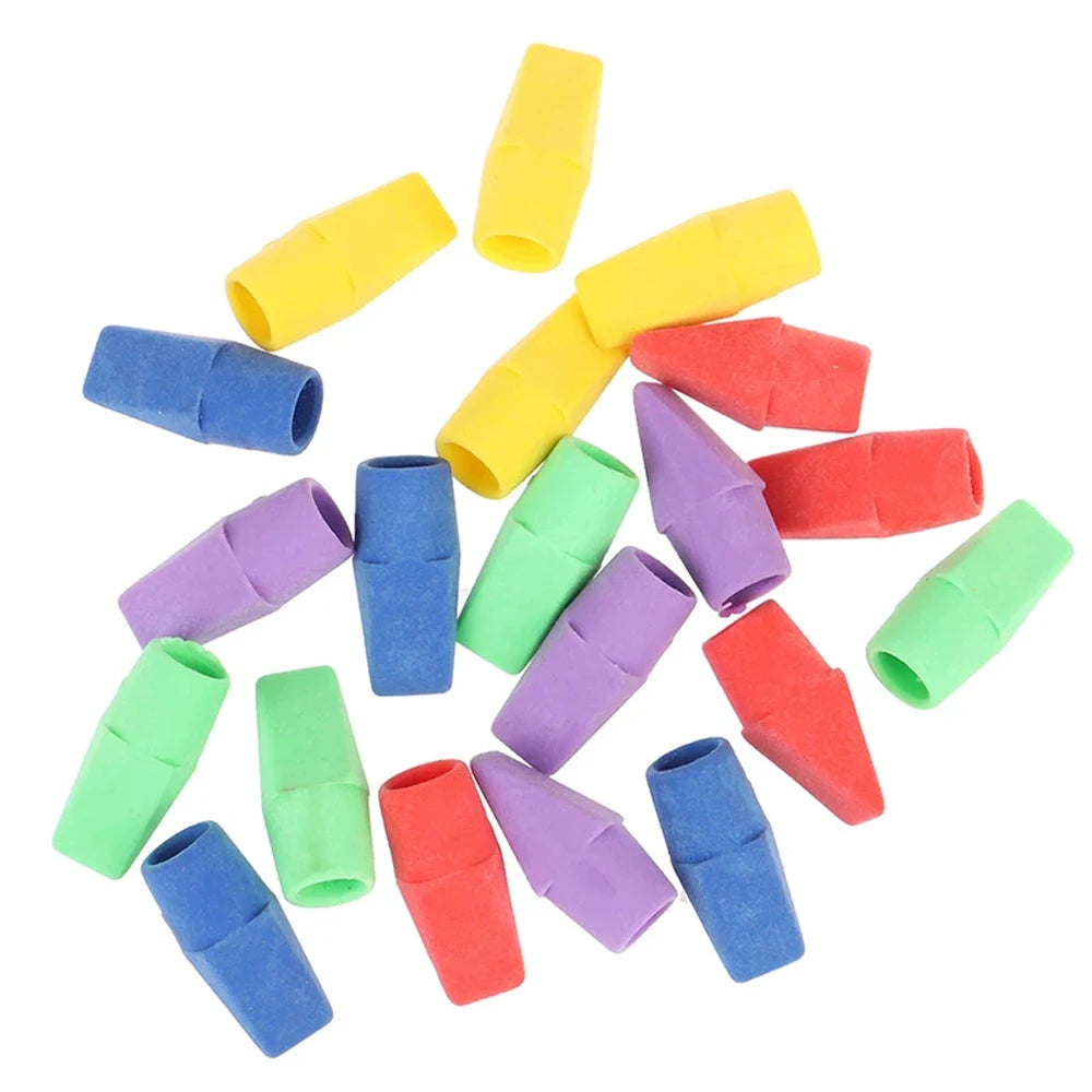 Assorted Colors Painting Pencil Top Erasers