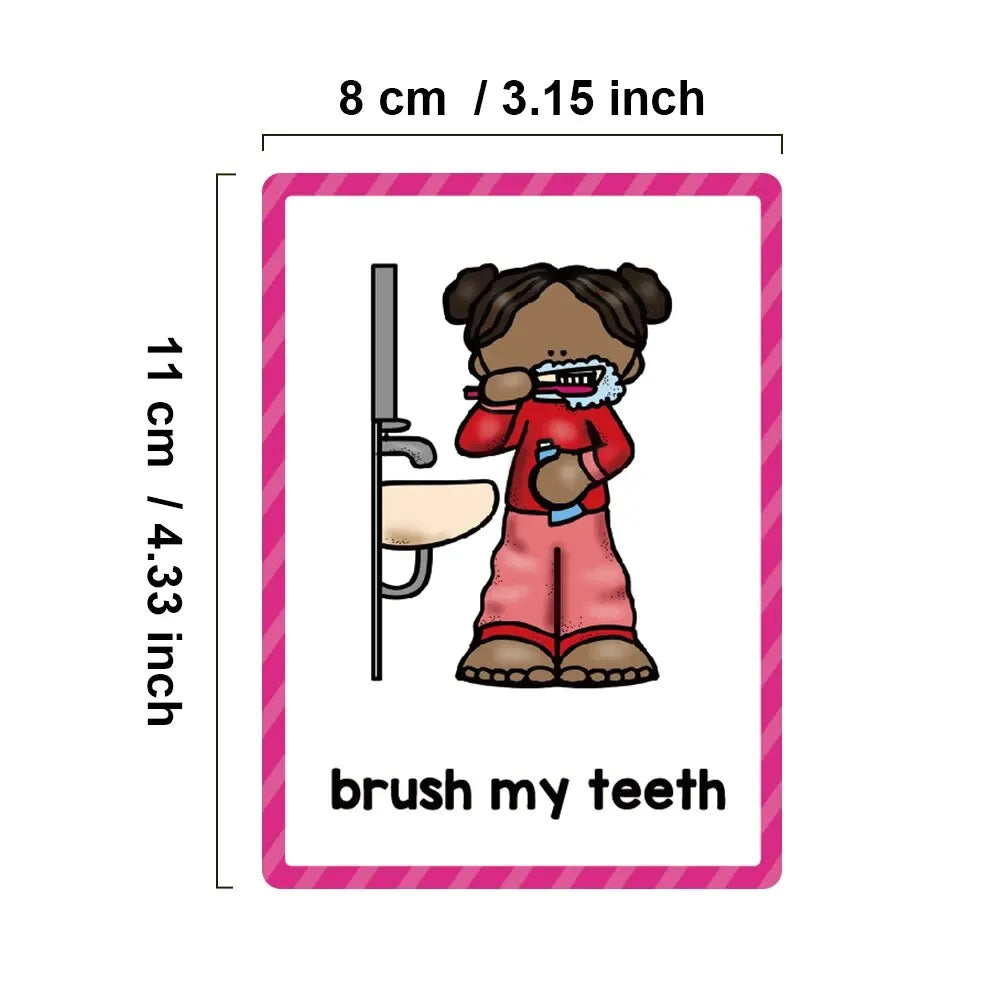 Montessori Kids English Words Cards