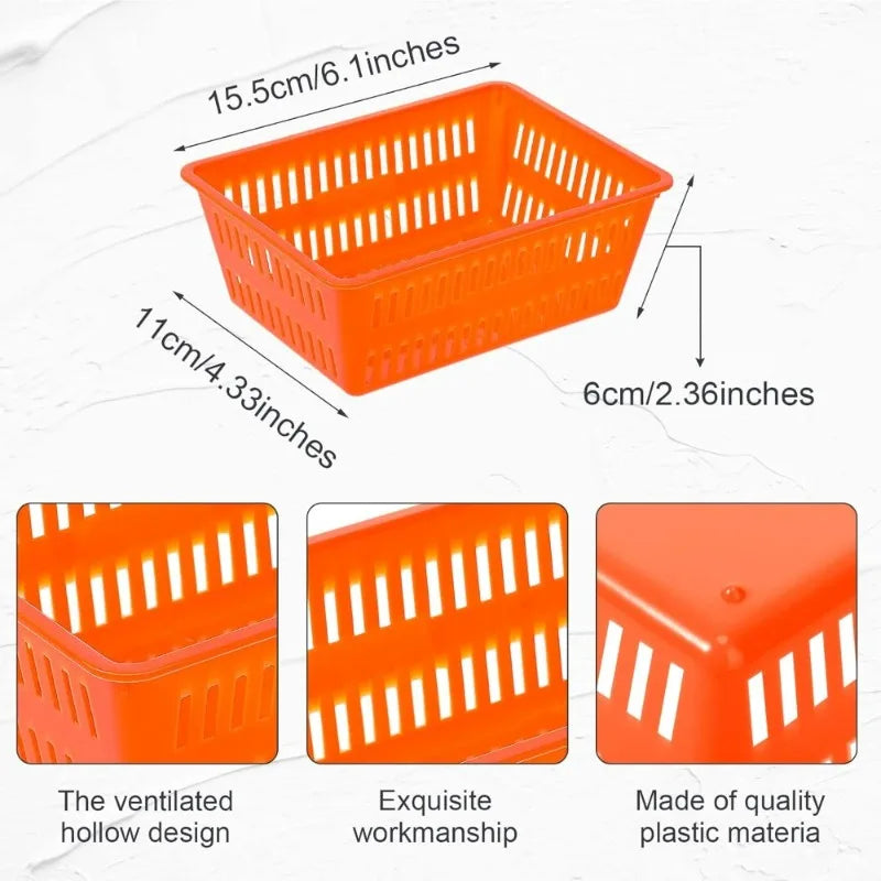 28pcs Plastic Organizer Baskets