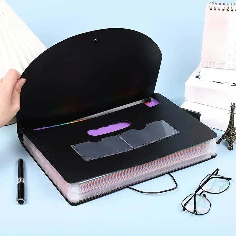 Plastic Accordion Folder Storage Bag