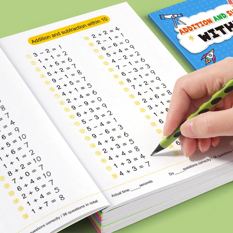 Children's Math Exercise Book