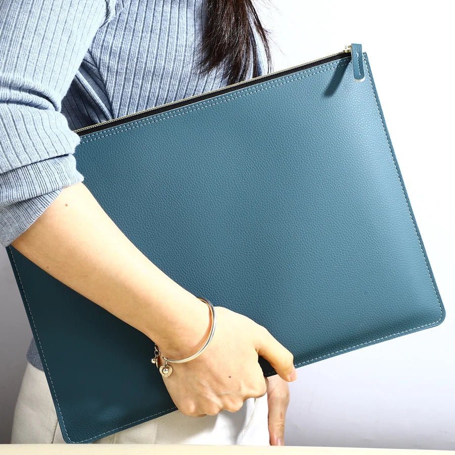 Leather Business A4 File Folder