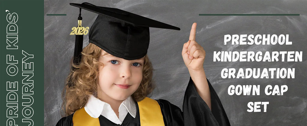 Kids Graduation Gown Cap