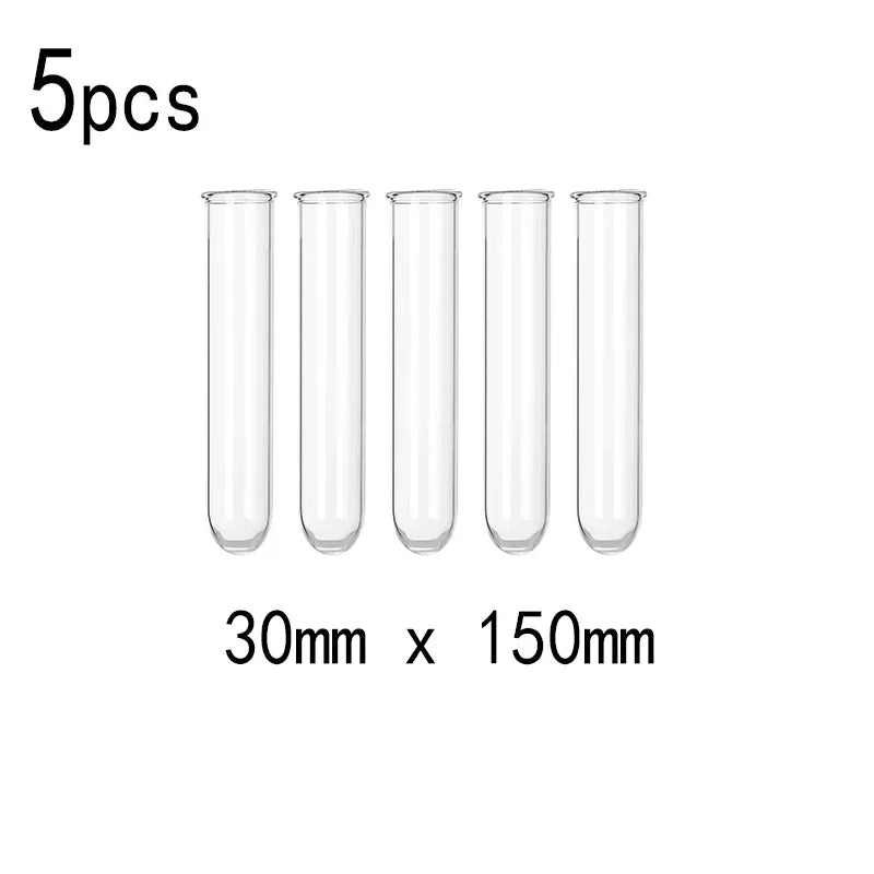 5pcs Borosilicate Glass Test Tubes