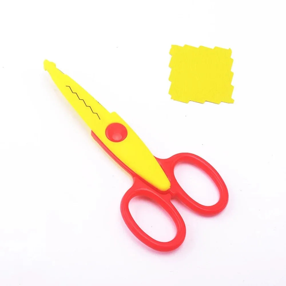 Creative Wavy Pattern Safety Scissors