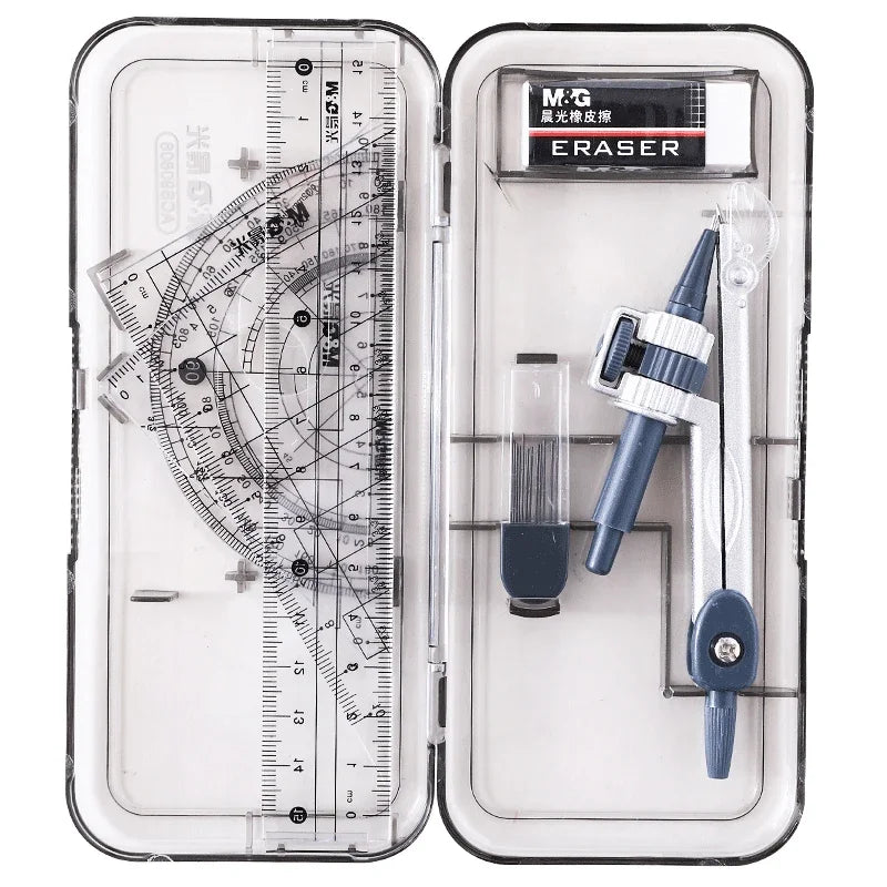 8 Pcs/Set Compass Ruler Set