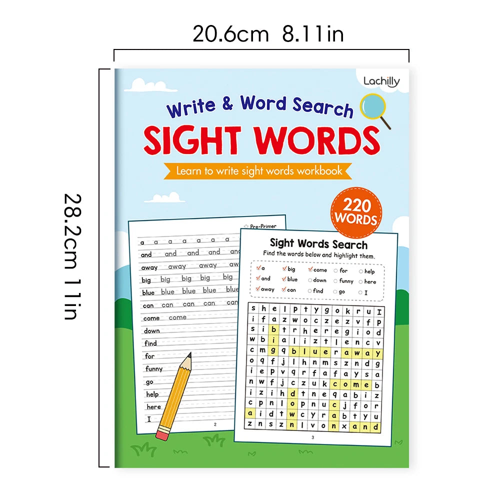 Sight Words English Workbook