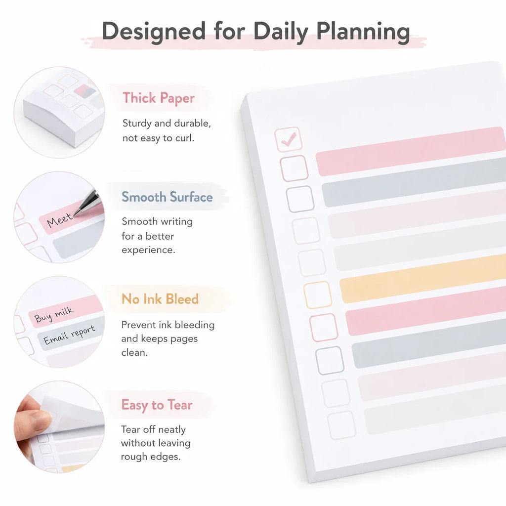 To Do List Sticky Notes 200 Sheets