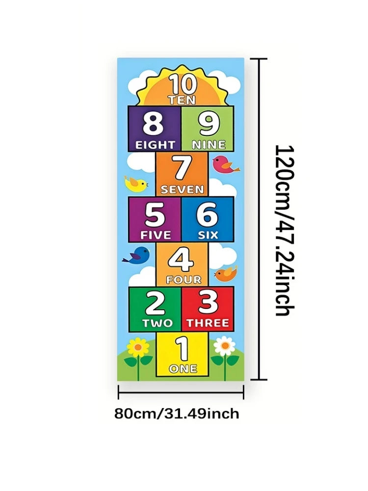 Colorful Hopscotch Game Mat