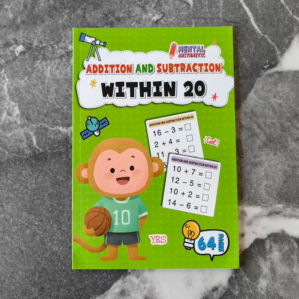 Children's Math Exercise Book