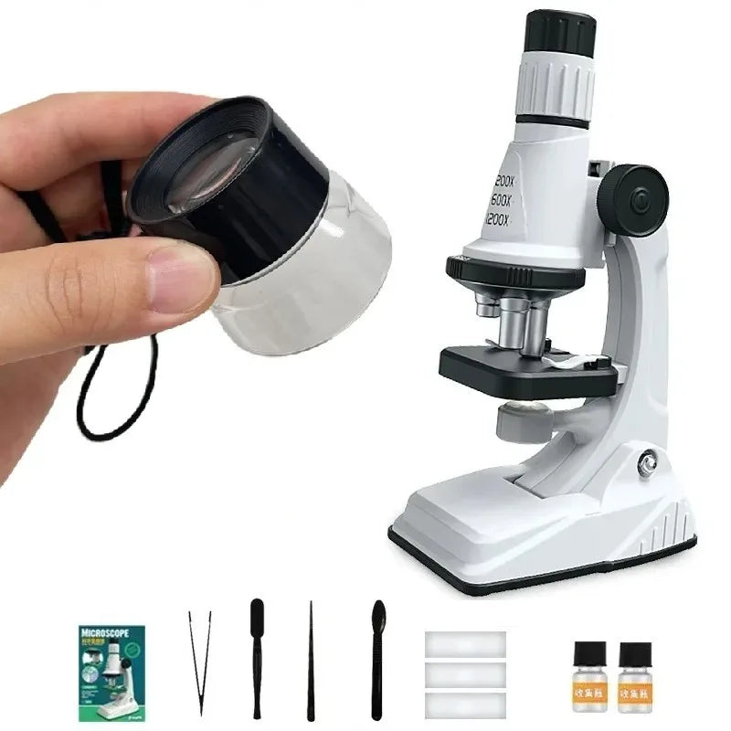 Kids Microscope Kit 200X-1200x